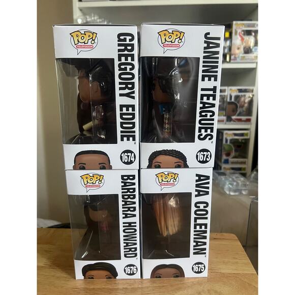 IN HAND COMPLETE SET Abbott Elementary Funko Pops Janine Ava Barbara Gregory TV - Picture 3 of 6